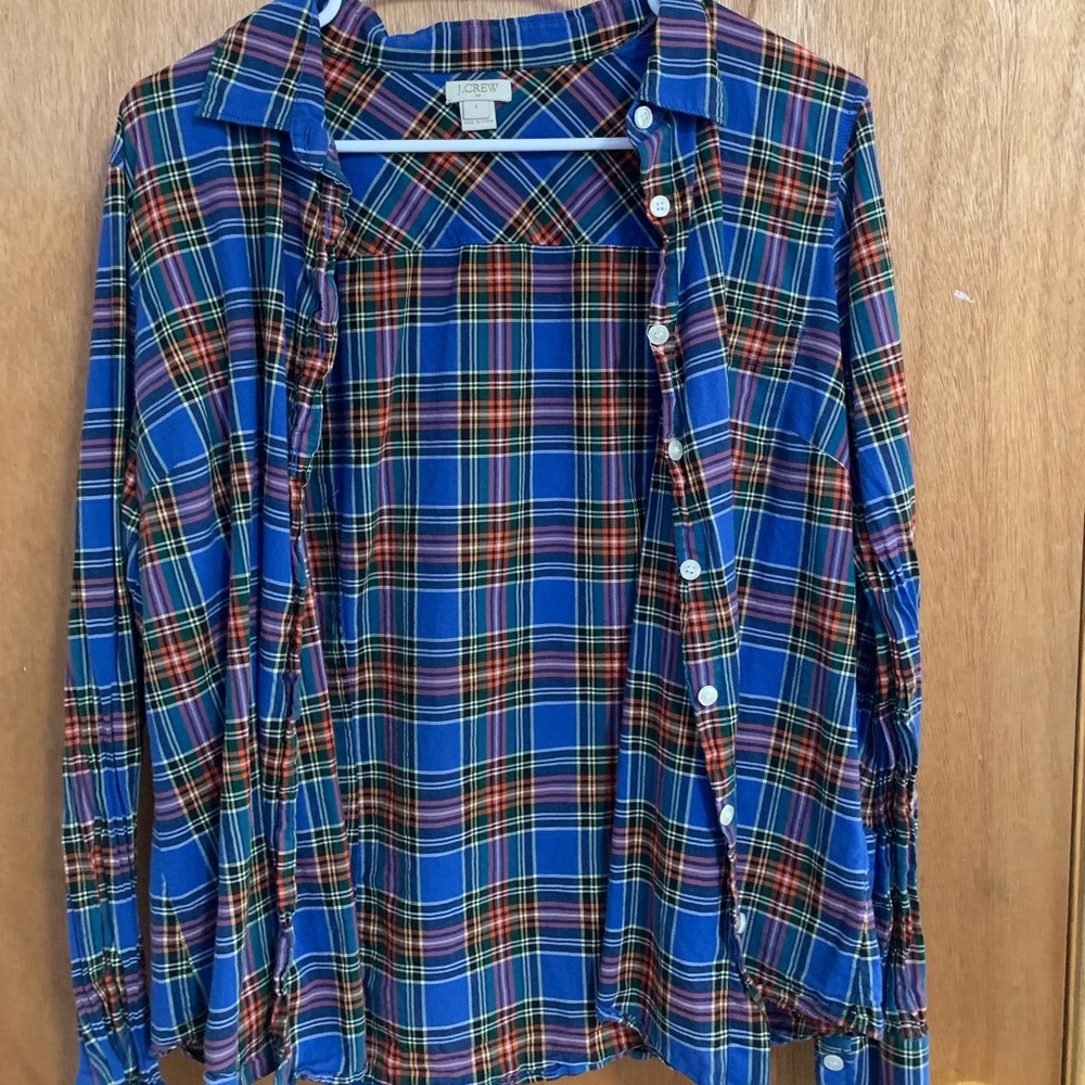 Colorful plaid shirt